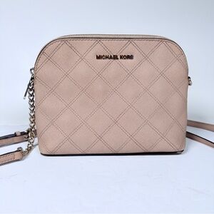Michael Kors Quilted Crossbody in Blush